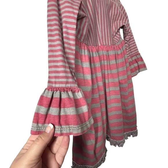 Jelly the Pug Coral & Gray Sophia Dress size 5 - Picture 6 of 6